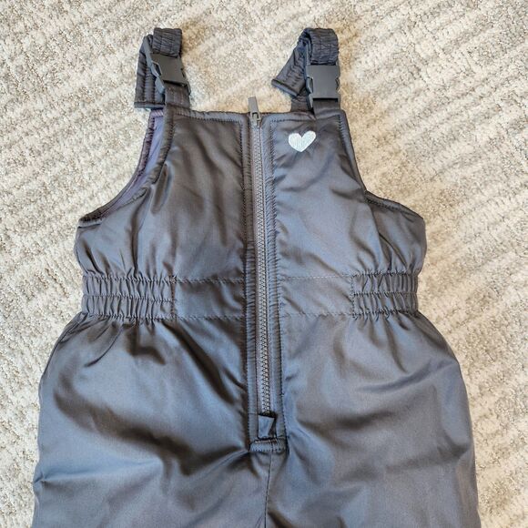 Carter's girls snow bibs gray size 3T - Picture 6 of 10